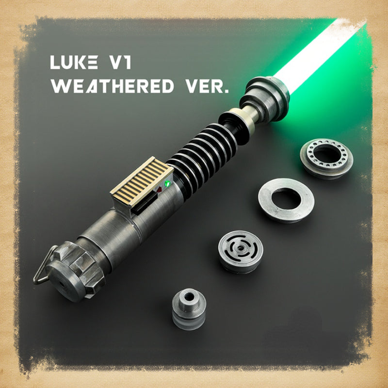 LUKE V1 Weathered Ver. RGB/Neopixel Lightsaber